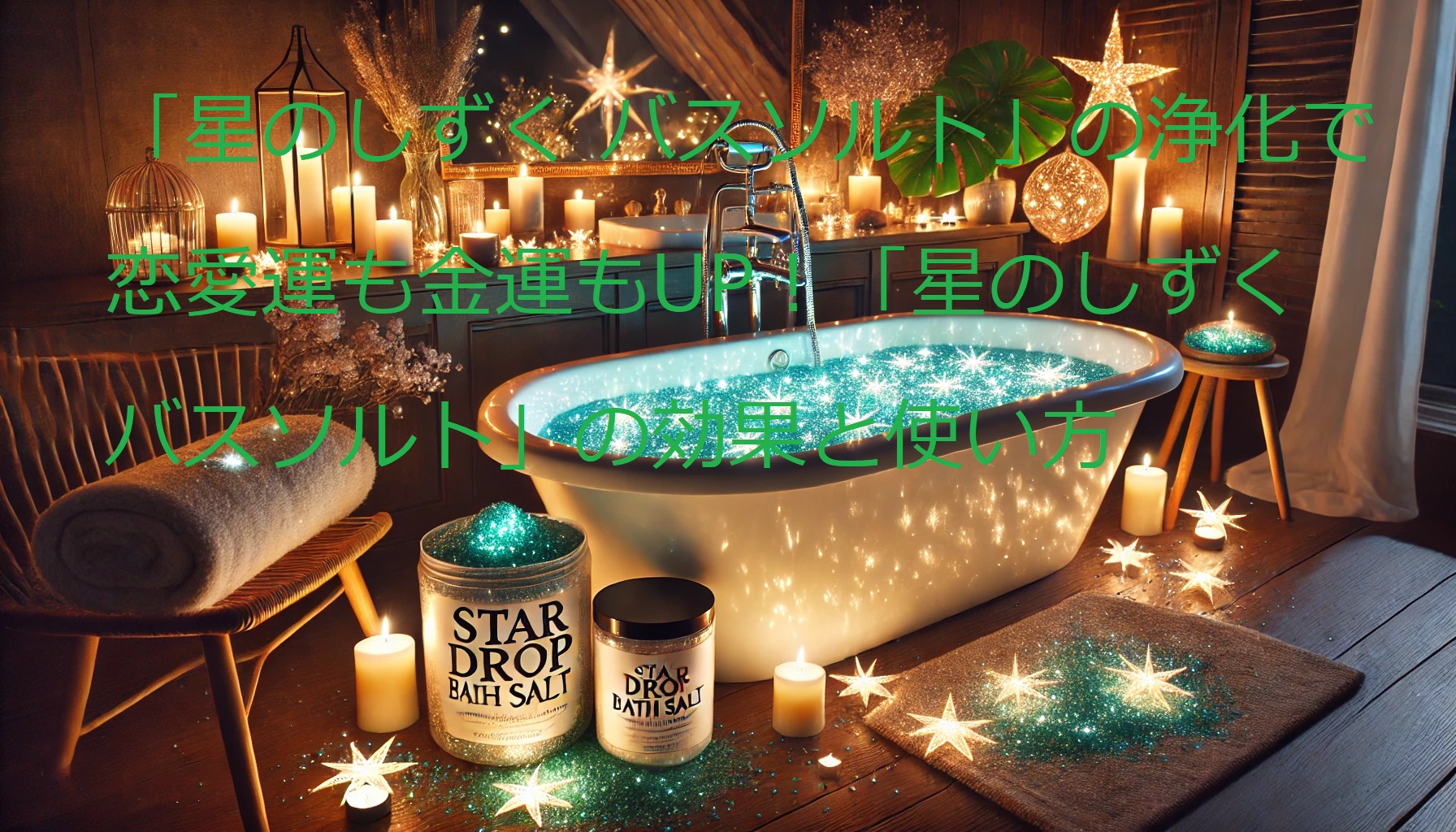 星のしずく バスソルト
