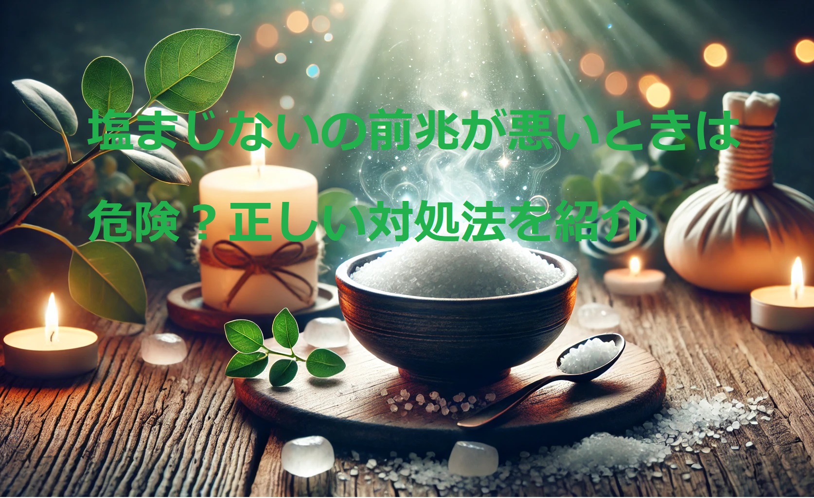 塩まじない 前兆