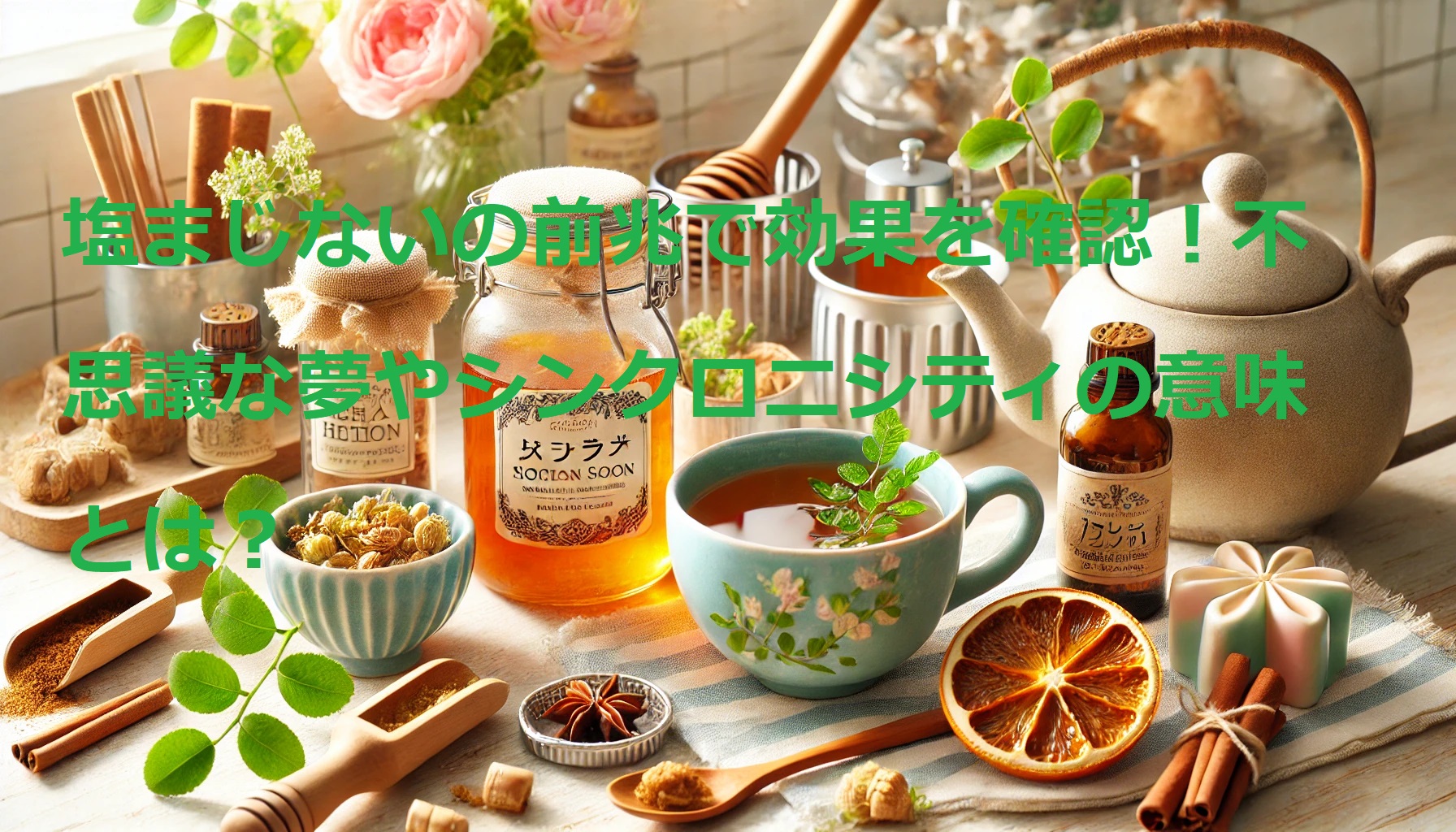 塩まじない 前兆