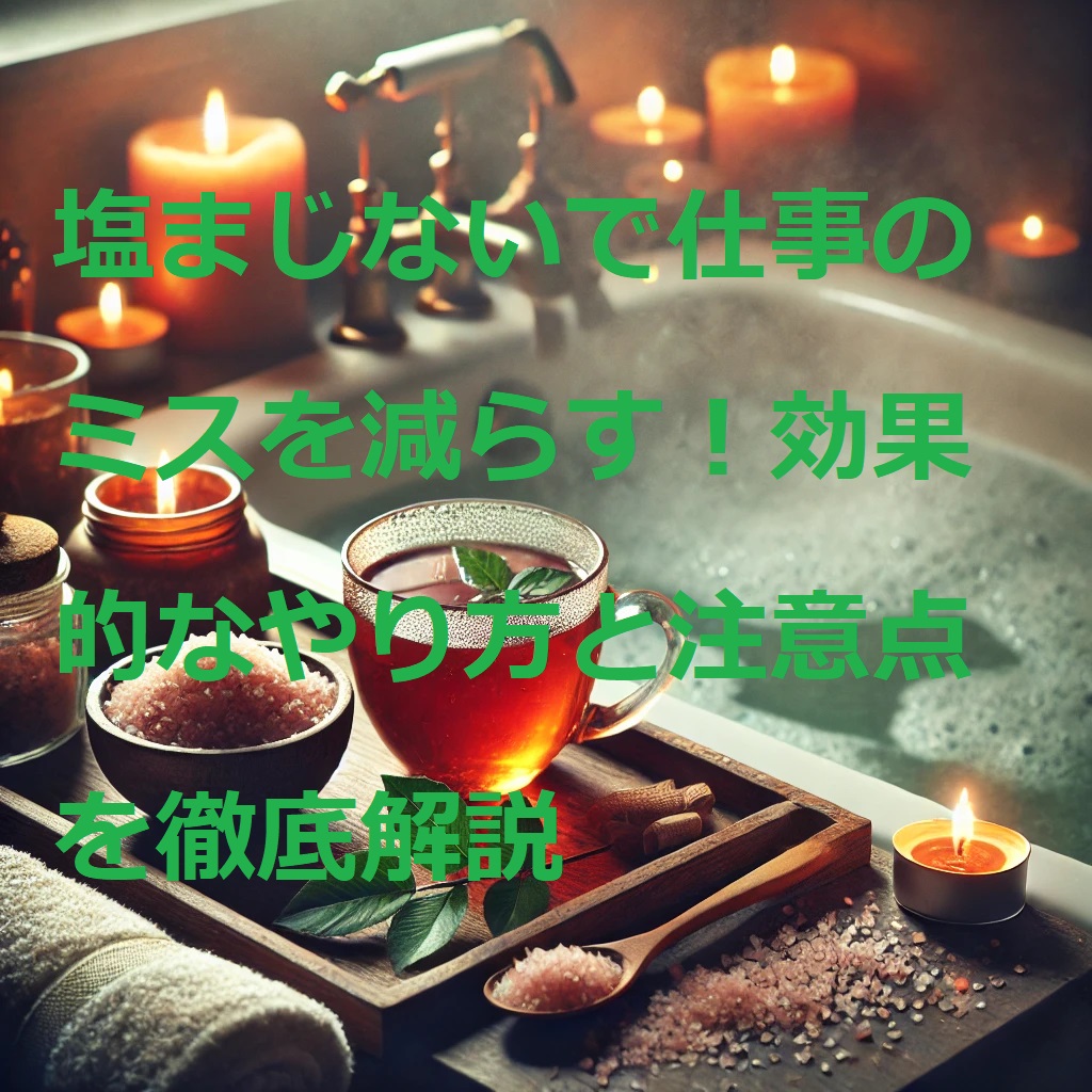 塩まじない 仕事のミス