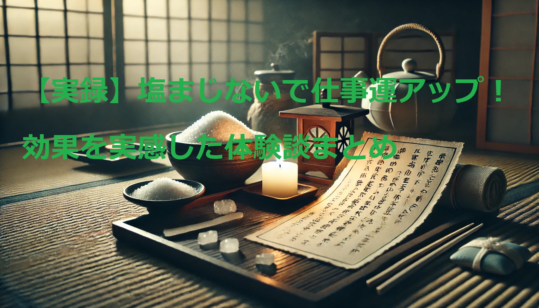 塩まじない 仕事