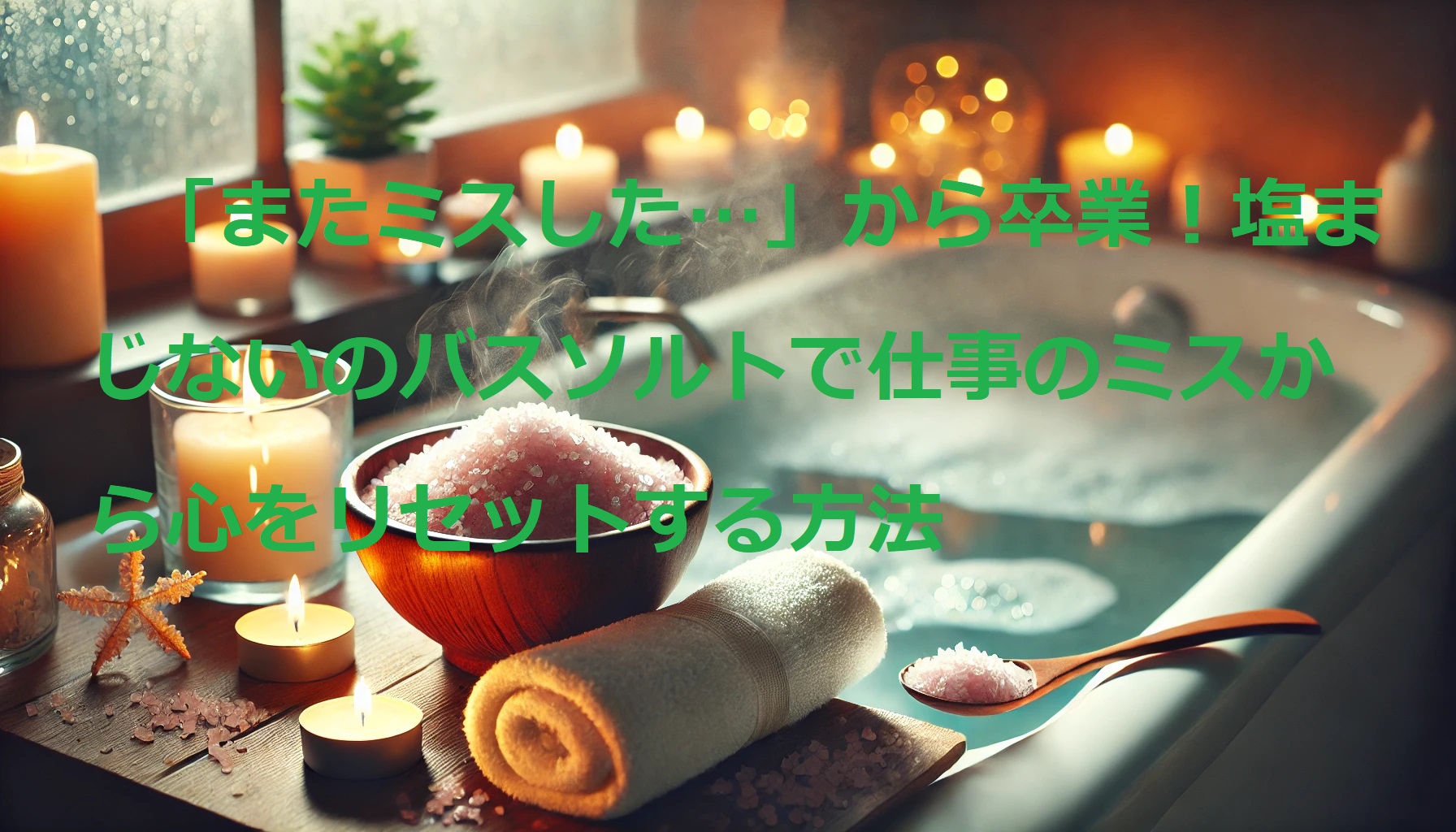 塩まじない 仕事のミス