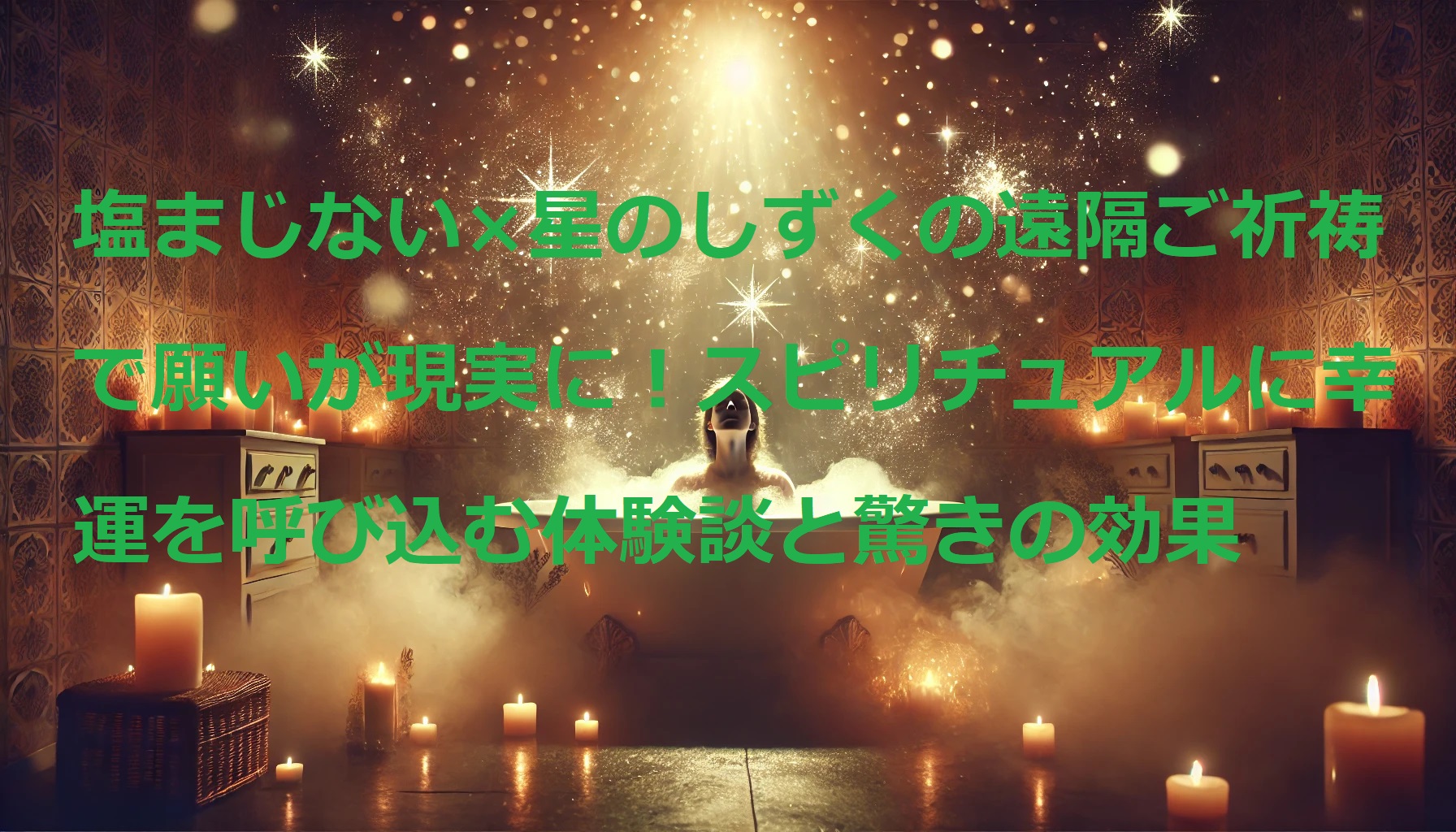 星のしずく スピリチュアル 塩まじない