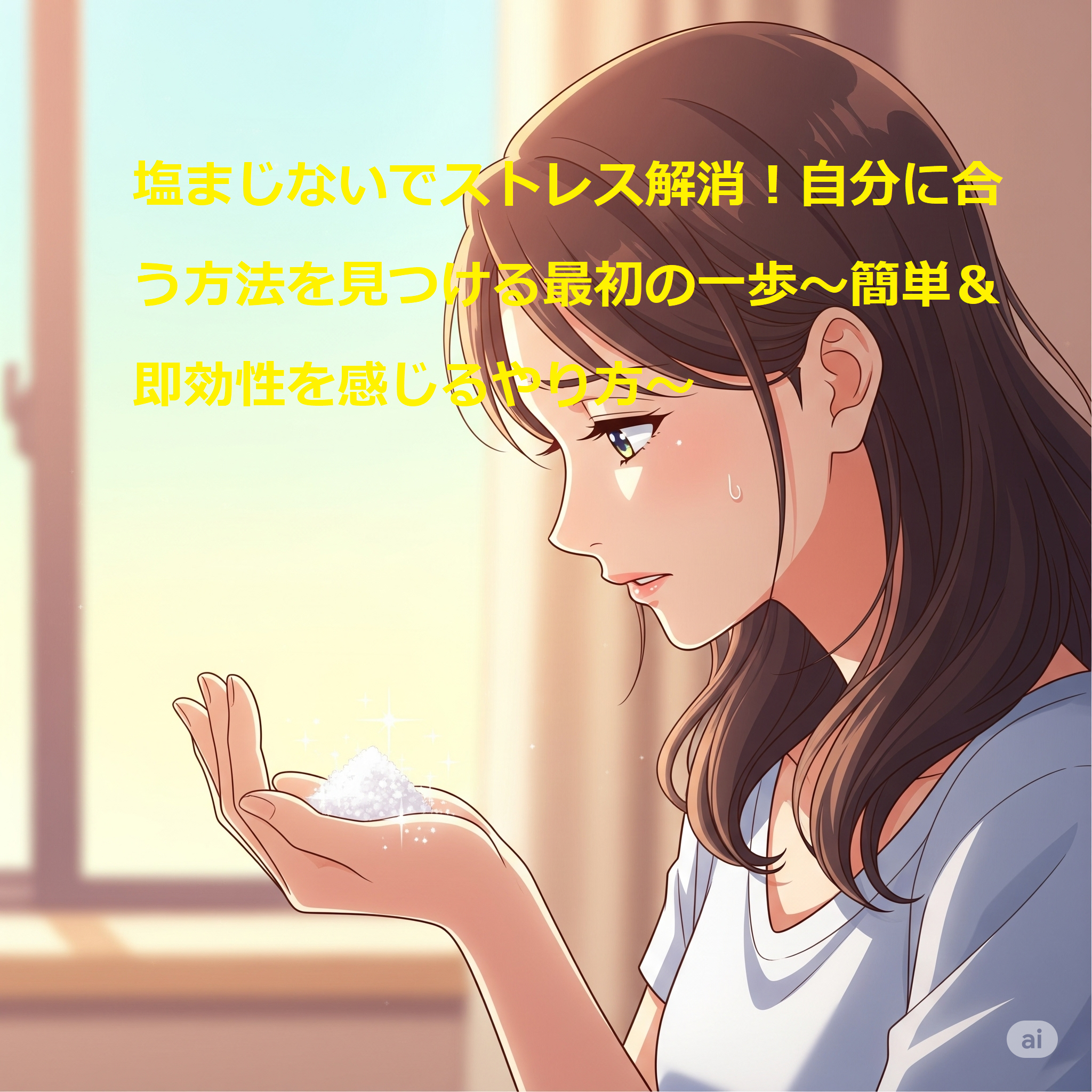 ストレス解消 自分に合う方法 塩まじない